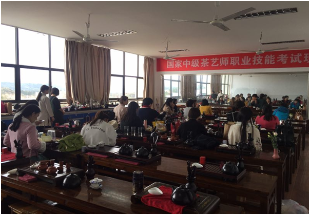 2017年度江西婺源茶業職業學院第一期涉茶類國家中高級職業資格考試順利舉行
