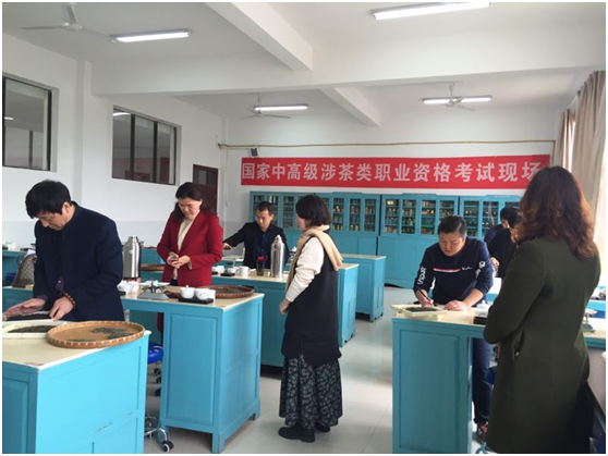 2017年度江西婺源茶業職業學院第一期涉茶類國家中高級職業資格考試順利舉行