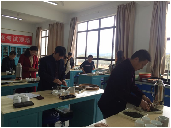 2017年度江西婺源茶業職業學院第一期涉茶類國家中高級職業資格考試順利舉行