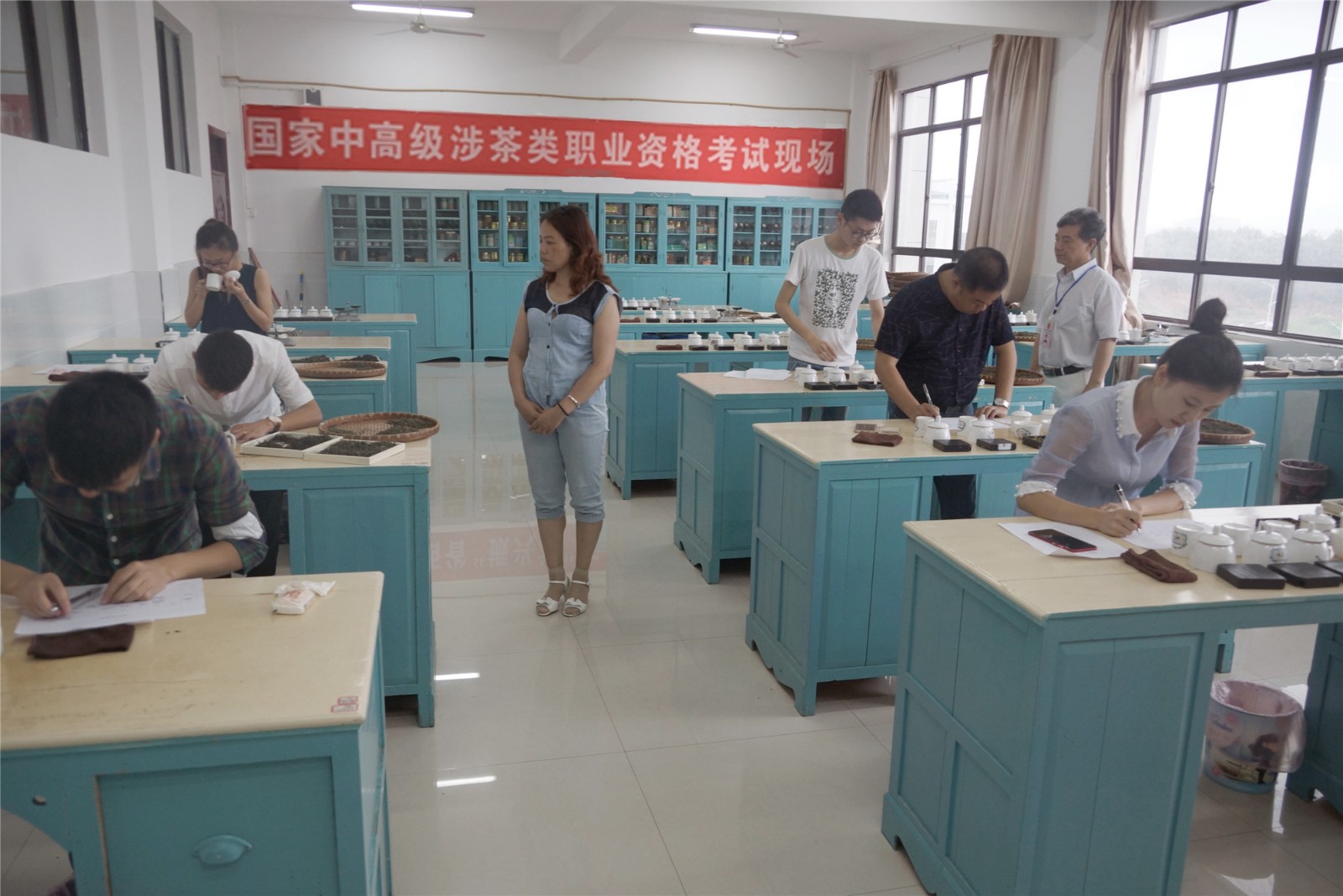 2017年度江西婺源茶業職業學院第三期涉茶類國家中高級職業資格考試順利舉行