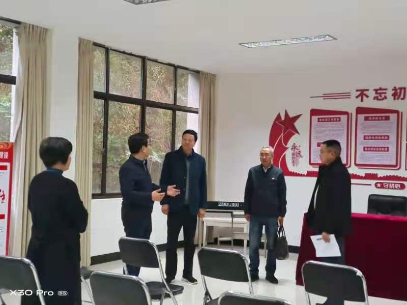 婺源縣委常委、組織部長王喜文一行來我院調研指導黨建工作